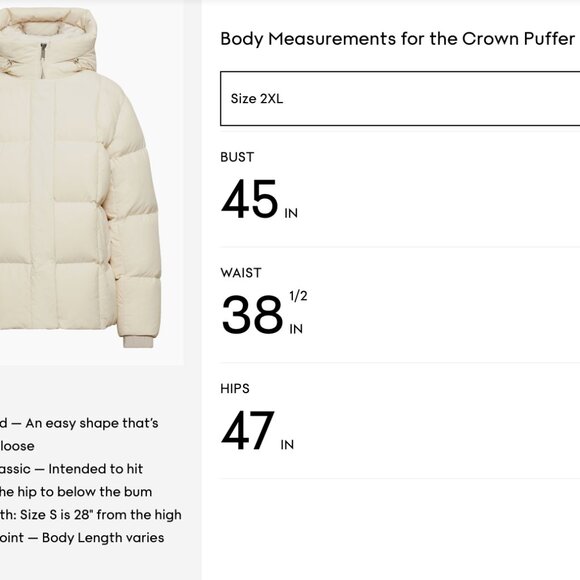 Babaton Crown Puffer 2XL - Picture 4 of 13